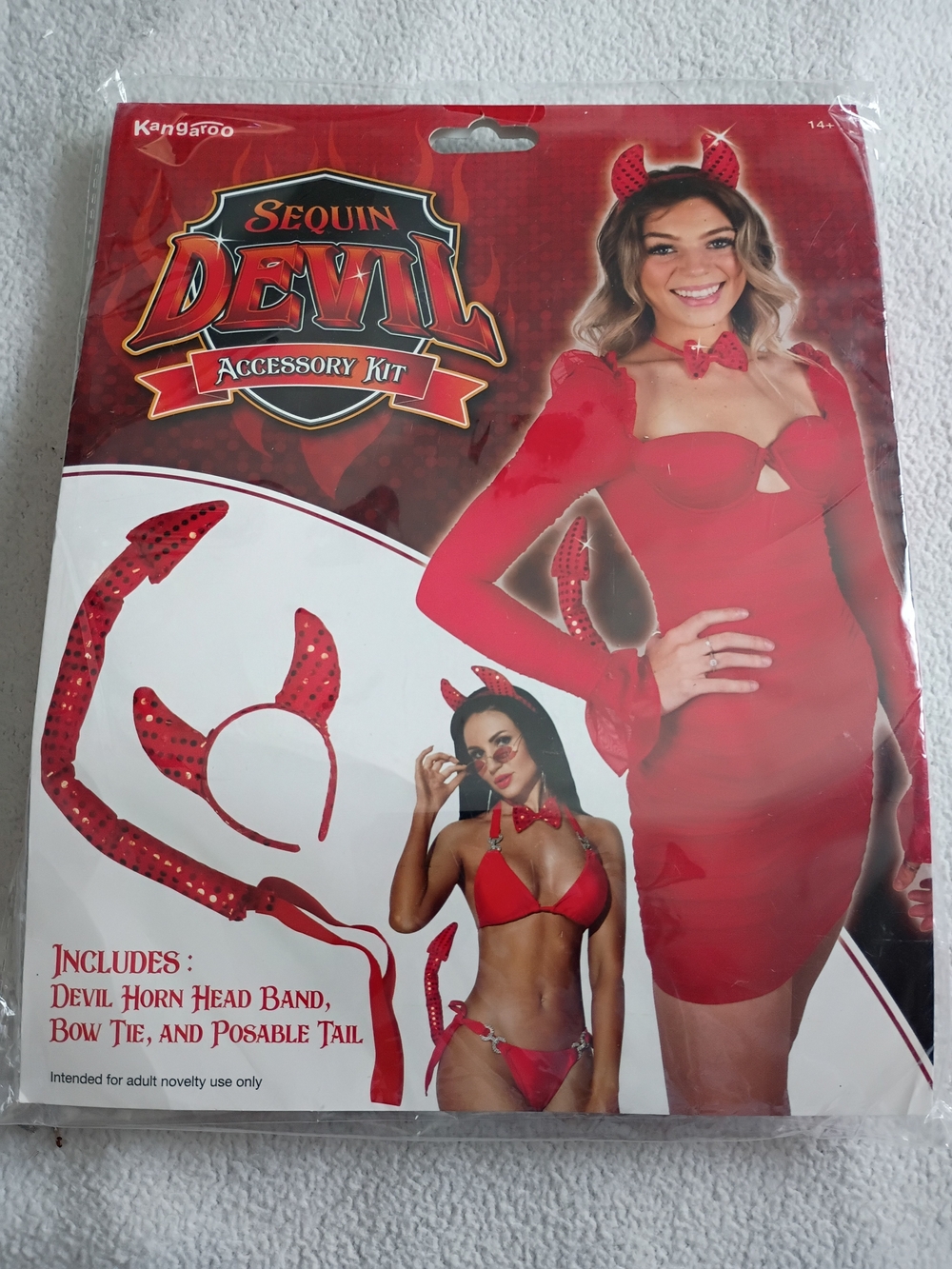 Sequin Devil Accessory Kit - Red